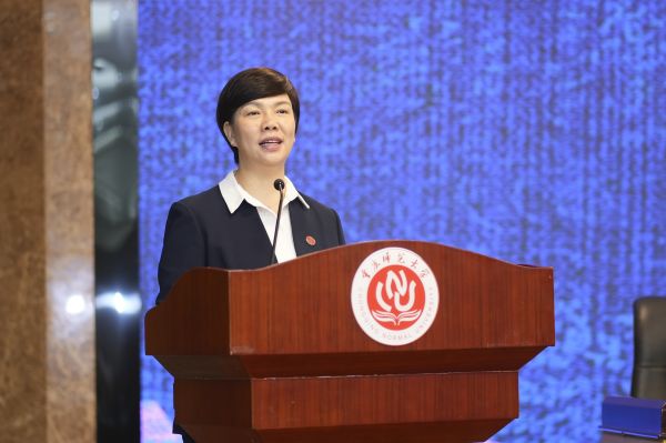 诸侯快讯ok1122官网党委书记张艳致辞。伍向前摄